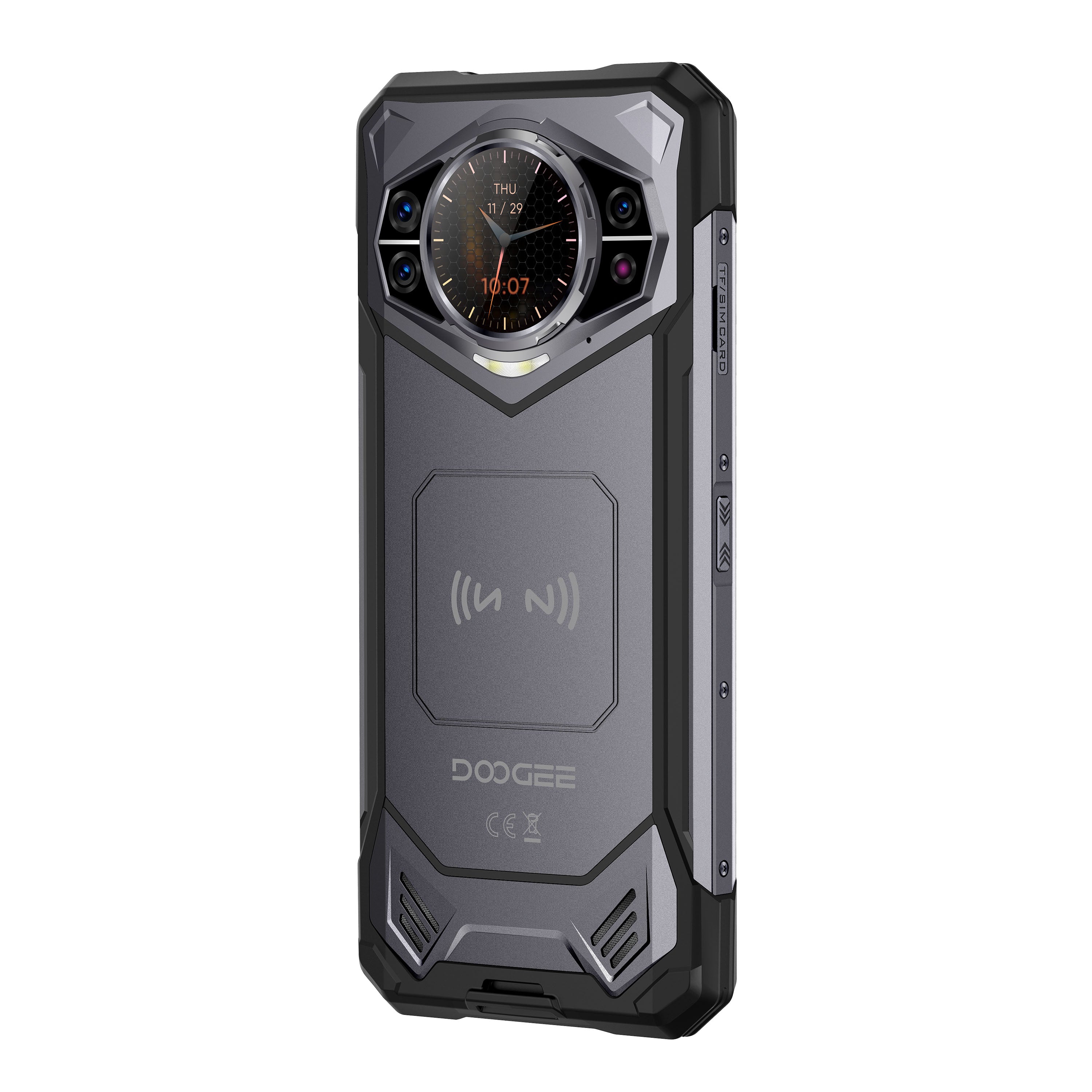 DOOGEE S200 5G - Smartphone Robuste Écran Arrière 1,32', 10100mAh, 12GO + 256GO,Android 14, 6,72" FHD+ 120 Hz