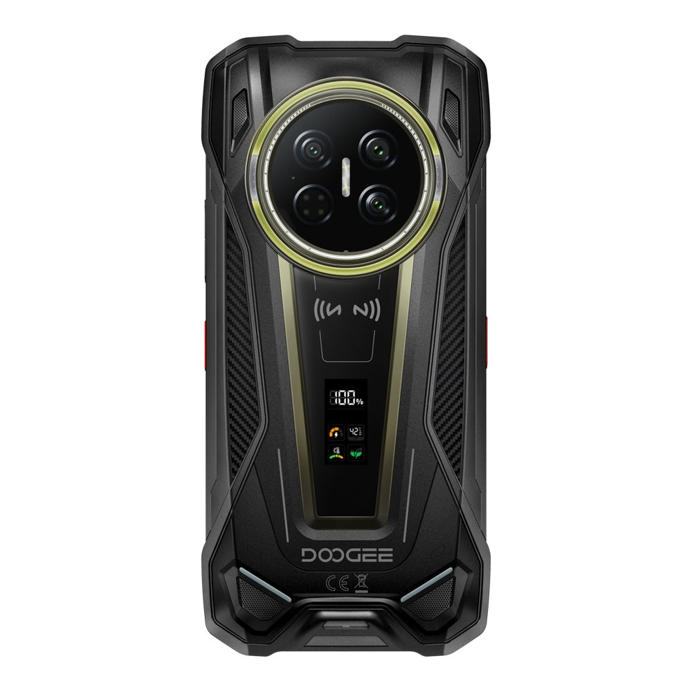 Doogee V Max 2 - Smartphone Robuste 5G 22000mAh avec Charge 120W, Lampe Camping 1000LM & Double Écran