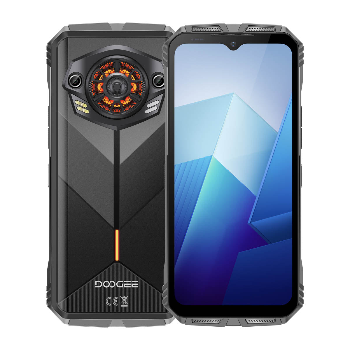 Doogee S Punk - 6.58'' IPS FHD+ Robuste Smartphone Batterie Longue Durée 10800mAh, 102.5db Haut-parleur, 6GO + 256GO, Andriod 14