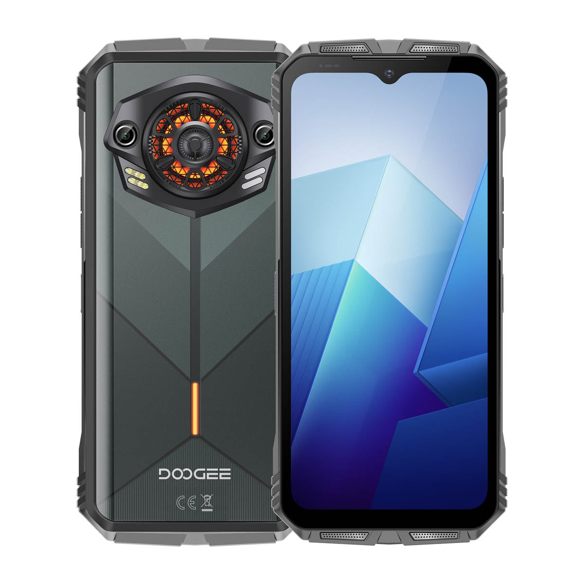 Doogee S Punk - 6.58'' IPS FHD+ Robuste Smartphone Batterie Longue Durée 10800mAh, 102.5db Haut-parleur, 6GO + 256GO, Andriod 14