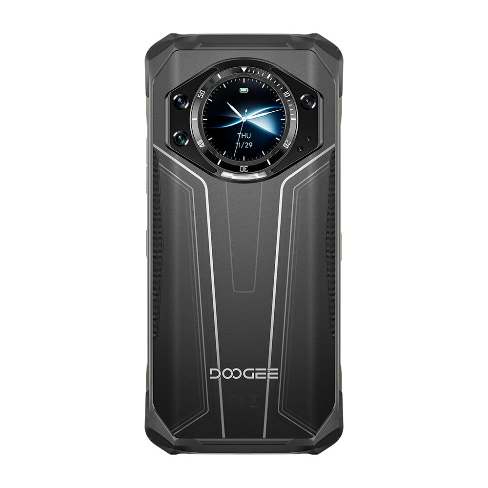 DOOGEE S119 - Smartphone Robuste Écran Arrière 1,32'', 8GO + 512GO, 10200mAh, Android 14