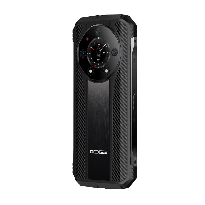 Doogee S110 - Telephone Robuste, 12Go+256Go, Écran 6.58'' FHD+ 120 hz IPS, Android 13, Batterie Li-Po 10 800 mAh, 50MP Caméra, Charge rapide 66W, Empreinte digitale
