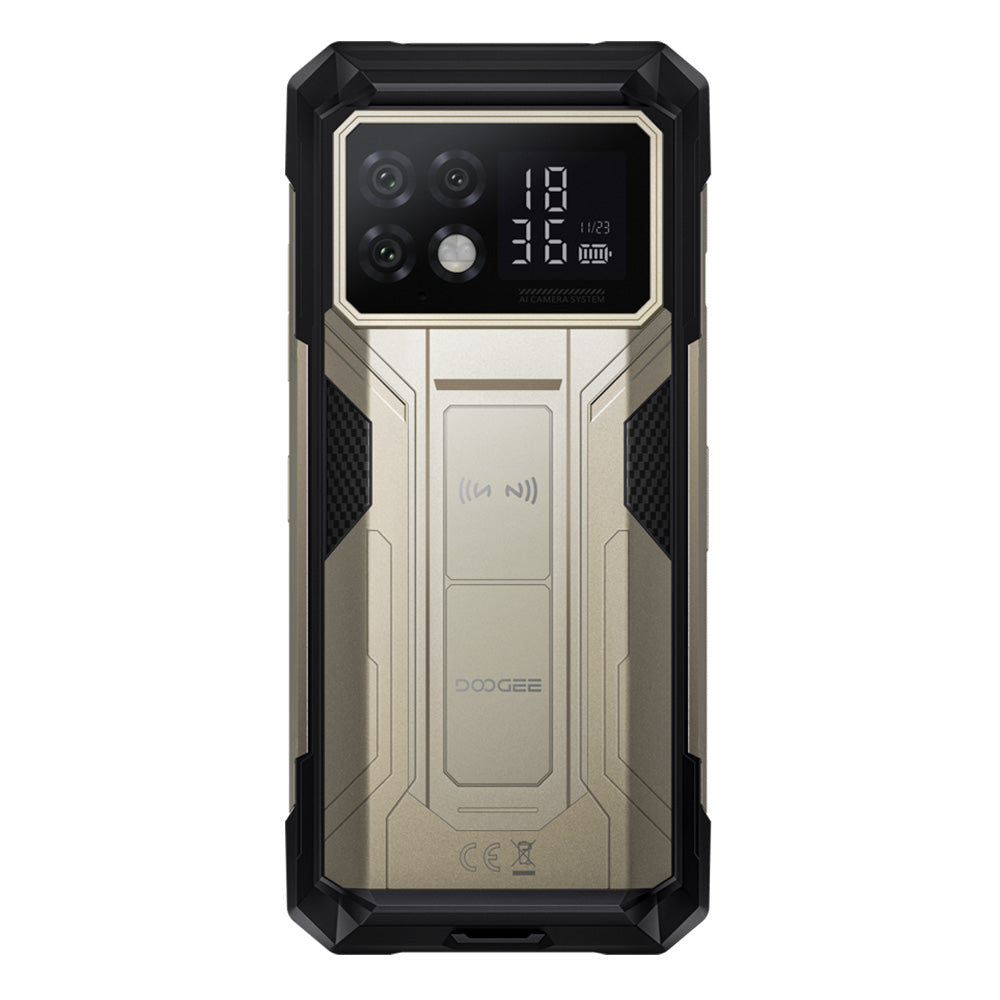 Doogee S200 Max - Smartphone Robuste 5G avec lampe camping 120LM, 22 000 mAh, 16Go+512 Go, Écran 6,72" FHD+, 1,32" OLED arrière