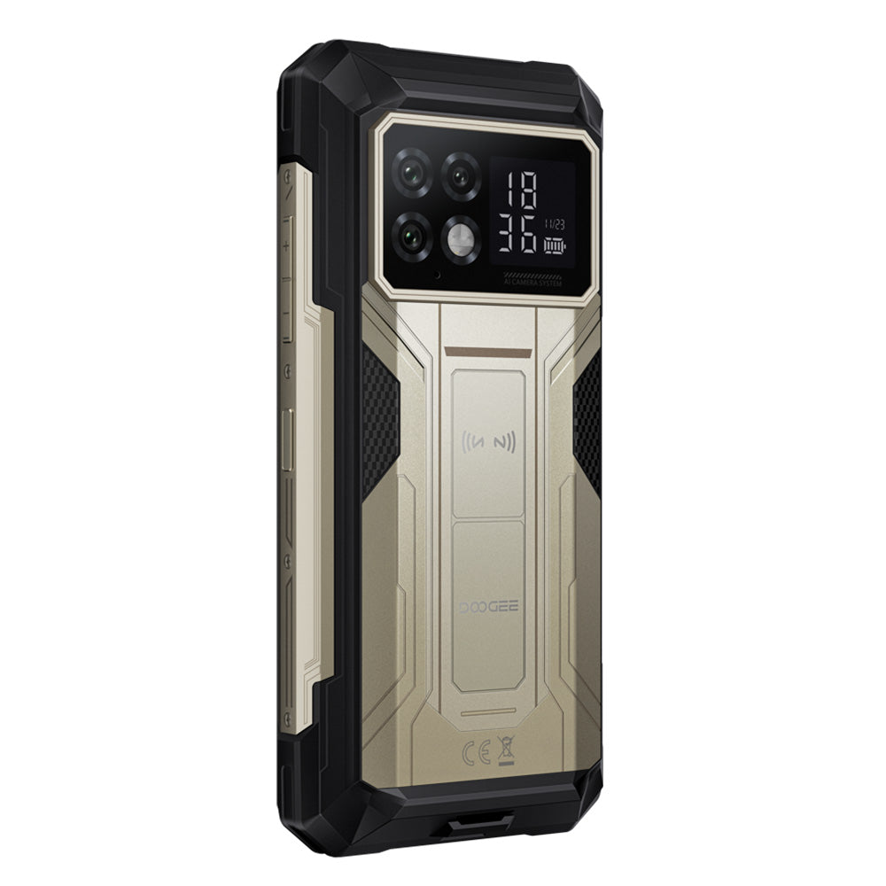 Doogee S200 Max - Smartphone Robuste 5G avec lampe camping 120LM, 22 000 mAh, 16Go+512 Go, Écran 6,72" FHD+, 1,32" OLED arrière