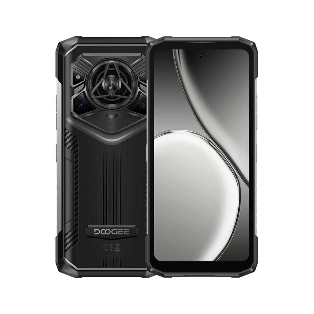 Blade 20 Pro - Smartphone Robuste 6,6" HD+, Haut-Parleur 125 dB, Batterie 11800 mAh, 6 Go RAM + 256 Go Stockage, Caméra 50 MP + 20 MP Vision Nocturne, IP68/IP69K, Android 15, NFC