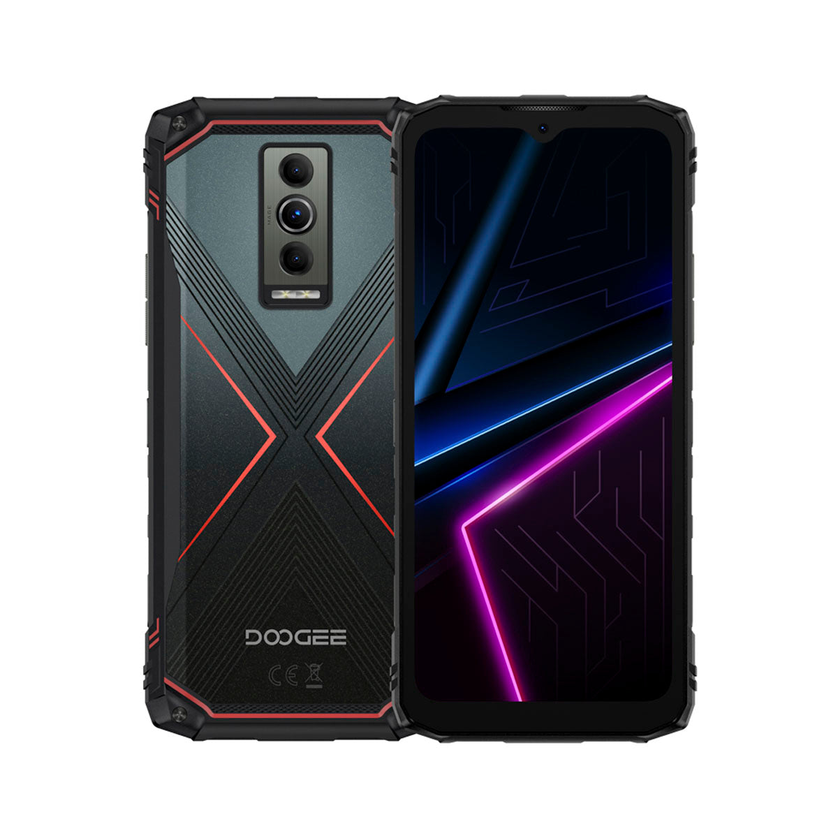 Blade 10 Pro Energy - Smartphone Robuste 6,56" HD+, 6 Go RAM + 256 Go Stockage, Batterie 6150 mAh, IP68/IP69K, Caméra 50 MP, Android 15
