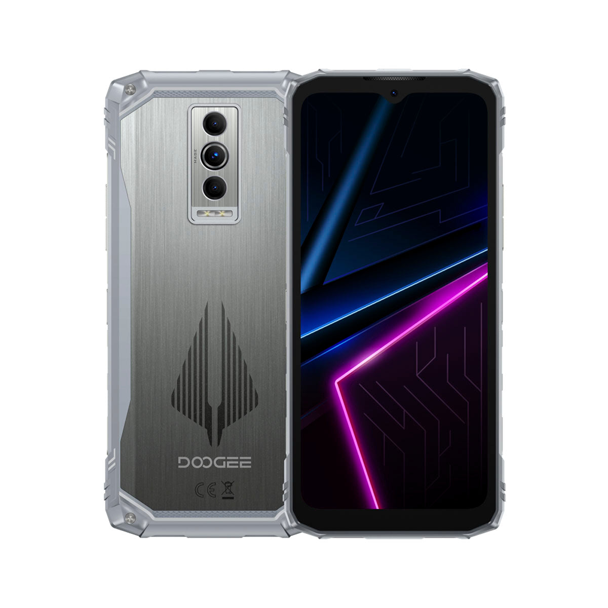 Blade 10 Pro Energy - Smartphone Robuste 6,56" HD+, 6 Go RAM + 256 Go Stockage, Batterie 6150 mAh, IP68/IP69K, Caméra 50 MP, Android 15