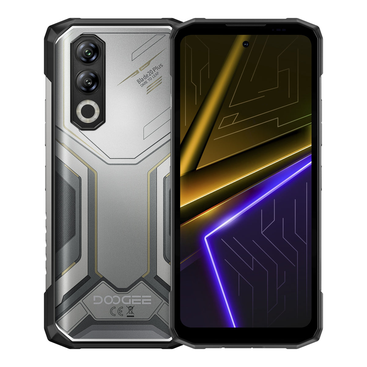 Doogee Blade 20 Plus – Smartphone Durci Fin 15,8 mm, Écran 6,6" 120Hz, Helio G100 et Caméra Principale 64MP