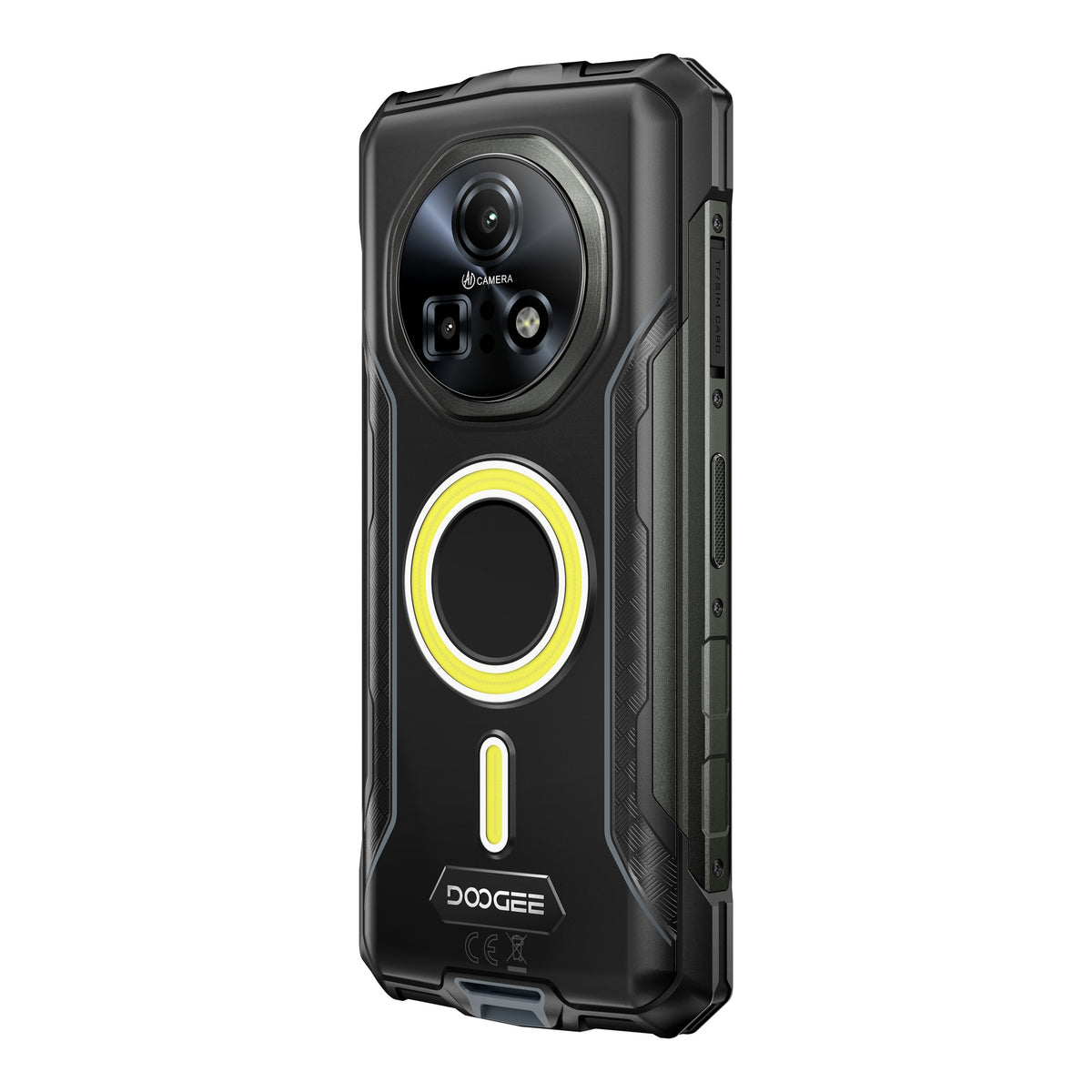 DOOGEE Fire 7 Pro – Smartphone Durci 5G, Batterie 13 000 mAh, Double Lampe de Camping 1200 lm et Talkie-Walkie Bluetooth