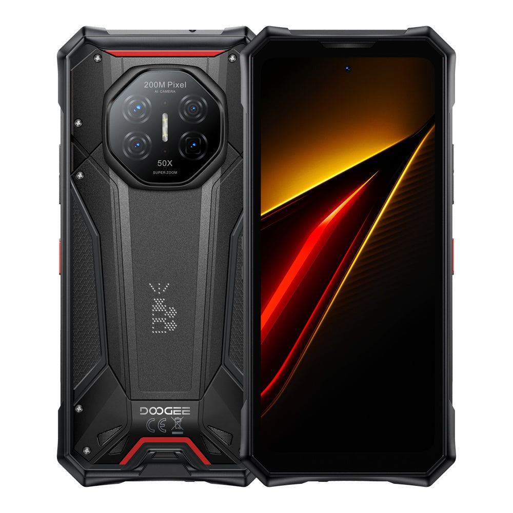 Doogee S300 Pro - — Smartphone Robuste 5G avec Téléobjectif 3x, Zoom 50x, Quadruple Caméra 200MP, Affichage Mini-LED Arrière & 16Go+512Go