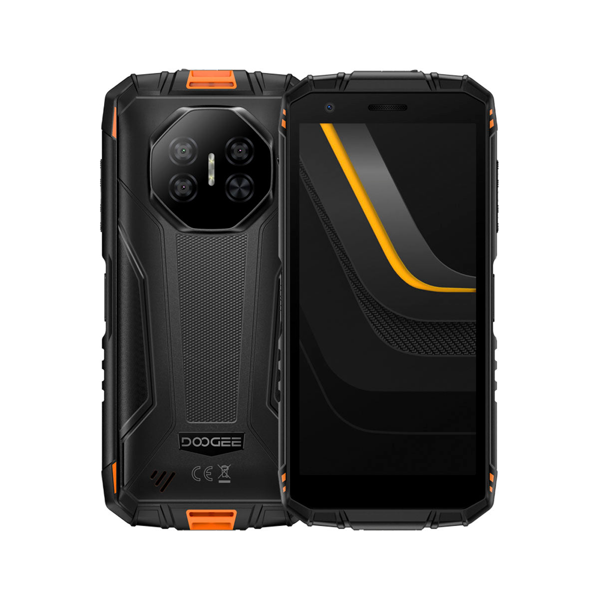 Fire 3 Pro - Smartphone Robuste 5.5" HD+, 4 Go RAM + 128 Go Stockage, Batterie 8350 mAh, Android 15